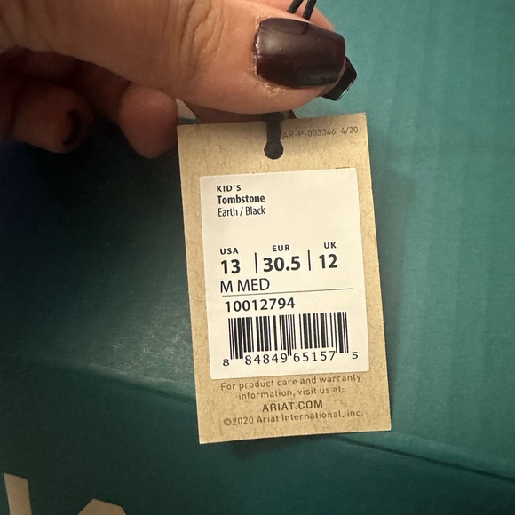 Ariat Tombstone Boy Boots - Picture 8 of 9